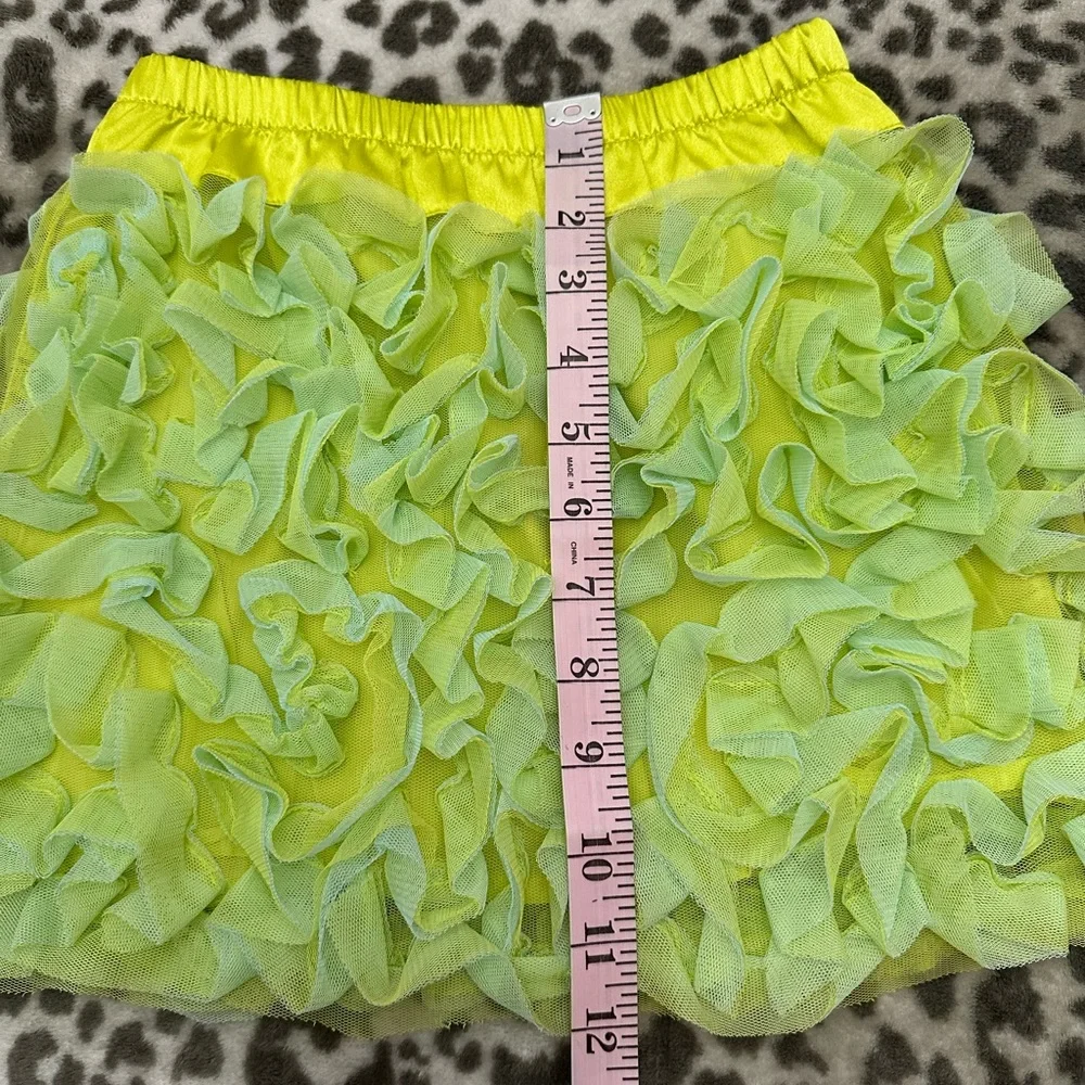 2012 GapKids Puff Tulle Skirt in Cleanlime Size Small 6 7 Girls